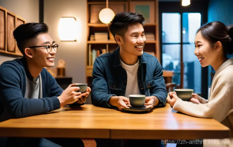 문화적 다양성 - **Prompt:** A young adult, wearing comfortable yet modest everyday clothing, is completely engrossed...