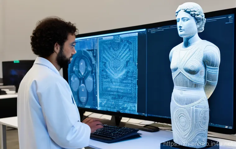 문화유산의 국제적 협력 - **Prompt 1: Immersive Digital Heritage Exploration**
    A vibrant, realistic image capturing a dive...