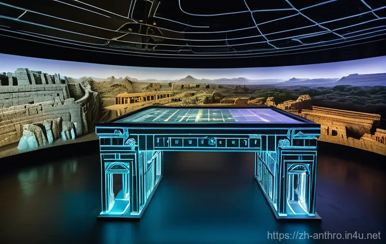 문화유산의 국제적 협력 - **Prompt 2: AI-Powered Heritage Restoration in a High-Tech Lab**
    A highly detailed, realistic im...