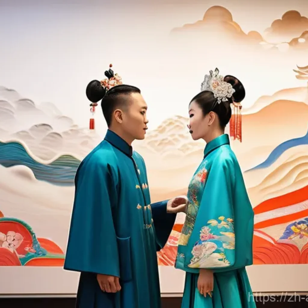 문화유산과 사회적 역할 - **Prompt:** A vibrant, dynamic scene of young adults (around 20-30 years old, diverse ethnicities) i...
