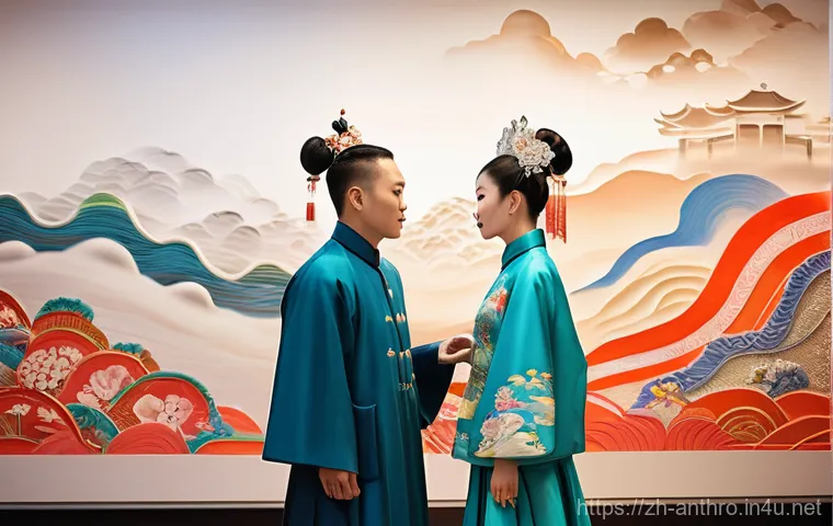 문화유산과 사회적 역할 - **Prompt:** A vibrant, dynamic scene of young adults (around 20-30 years old, diverse ethnicities) i...